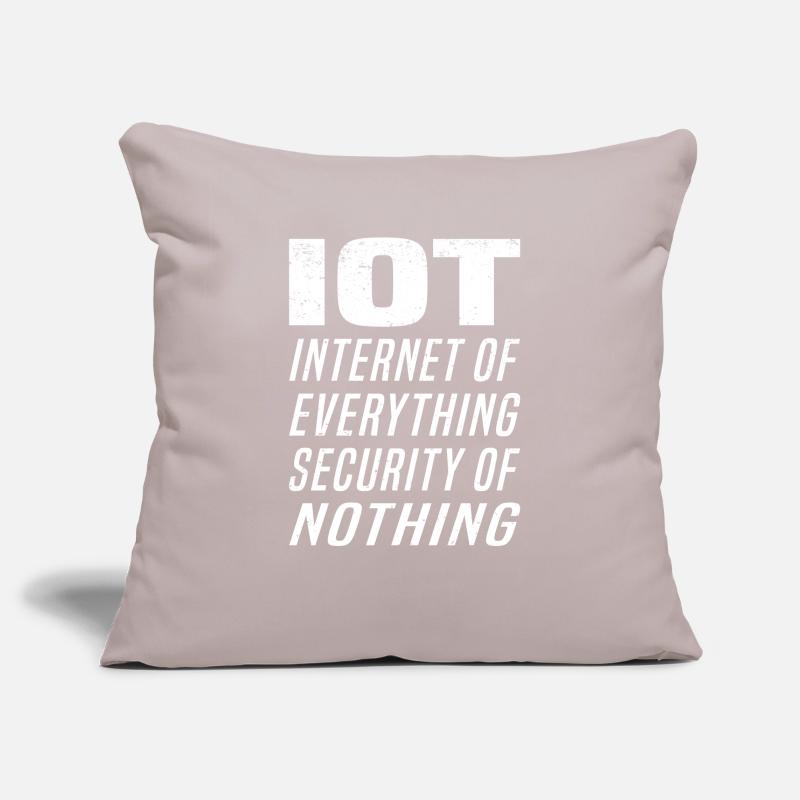 Internet Des Objets IOT Programmeur Admin IT Housse de coussin décorative 45 x 45 cm