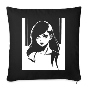 Batcave Girl Dark Fairytale Goth Occult Women Got - Housse de coussin décorative 45 x 45 cm - noir - Devant