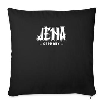 Jenaerin Jenaer Jena - Sofa pillowcase 17,3'' x 17,3'' (45 x 45 cm) - black - Front