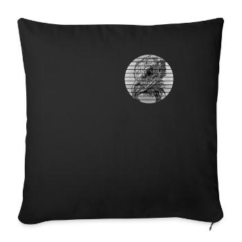 Eagle - Sofa pillowcase 17,3'' x 17,3'' (45 x 45 cm) - black - Front