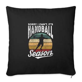 Handball Handball Player Handball Player Sports Gift - Sofa pillowcase 17,3'' x 17,3'' (45 x 45 cm) - black - Front