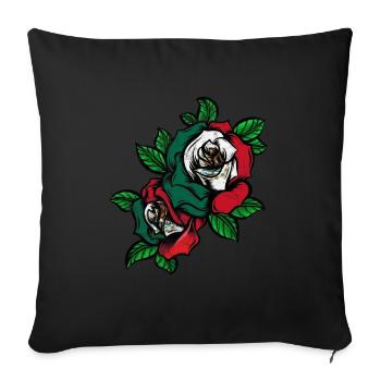 Mexico - Sofa pillowcase 17,3'' x 17,3'' (45 x 45 cm) - black - Front