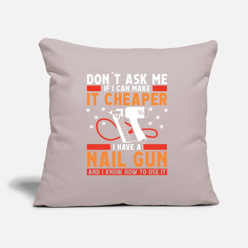 Dont ask me if I can make it cheaper, Sofa pillowcase 17,3'' x 17,3'' (45 x 45 cm)