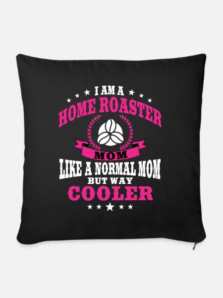 Startseite Röster Mama - Sofakissenbezug 45 x 45 cm - Schwarz