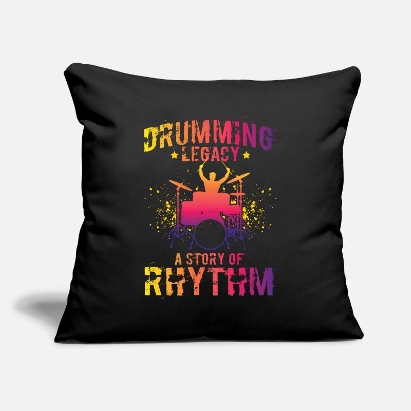 Drummers Drummers Drummers Drummers Sofa pillowcase 17,3'' x 17,3'' (45 x 45 cm)