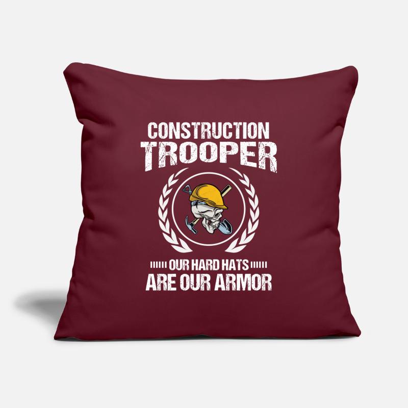Construction Trooper Master Builder Construction Sofa pillowcase 17,3'' x 17,3'' (45 x 45 cm)