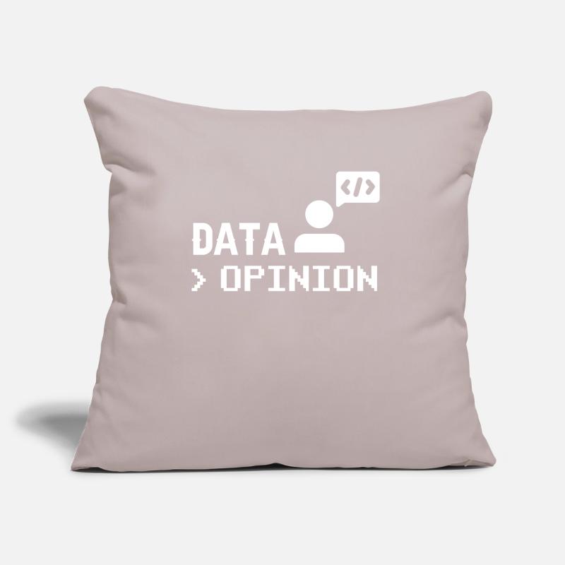 Data > Opinion Programmeur Codeur Codeur Housse de coussin décorative 45 x 45 cm