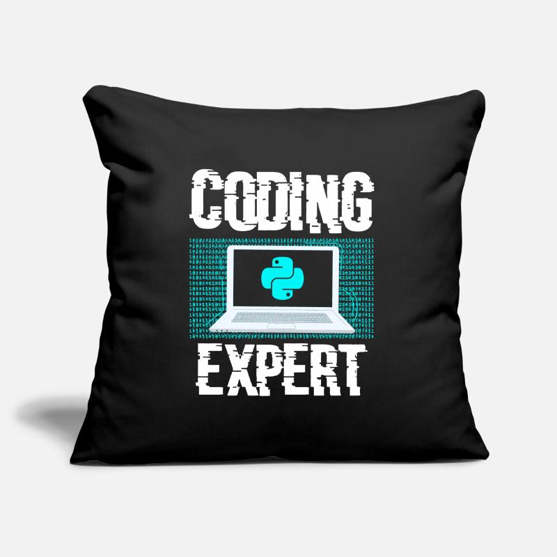 Coding Expert Coder Programming Programmer Sofa pillowcase 17,3'' x 17,3'' (45 x 45 cm)