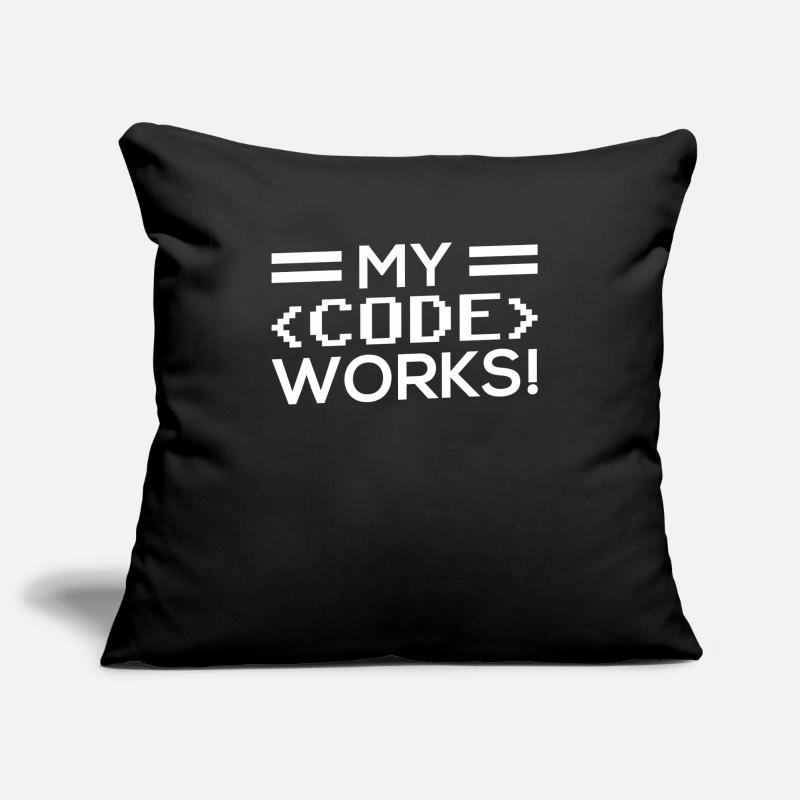 Mein Code Funktioniert Programmieren Coding Coder Sofakissenbezug 45 x 45 cm