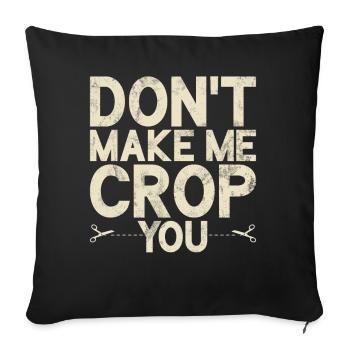 Diary and Scrapbook Gift Scrapbook Girl - Sofa pillowcase 17,3'' x 17,3'' (45 x 45 cm) - black - Front