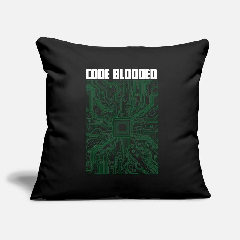 Code sanglé Housse de coussin décorative 45 x 45 cm