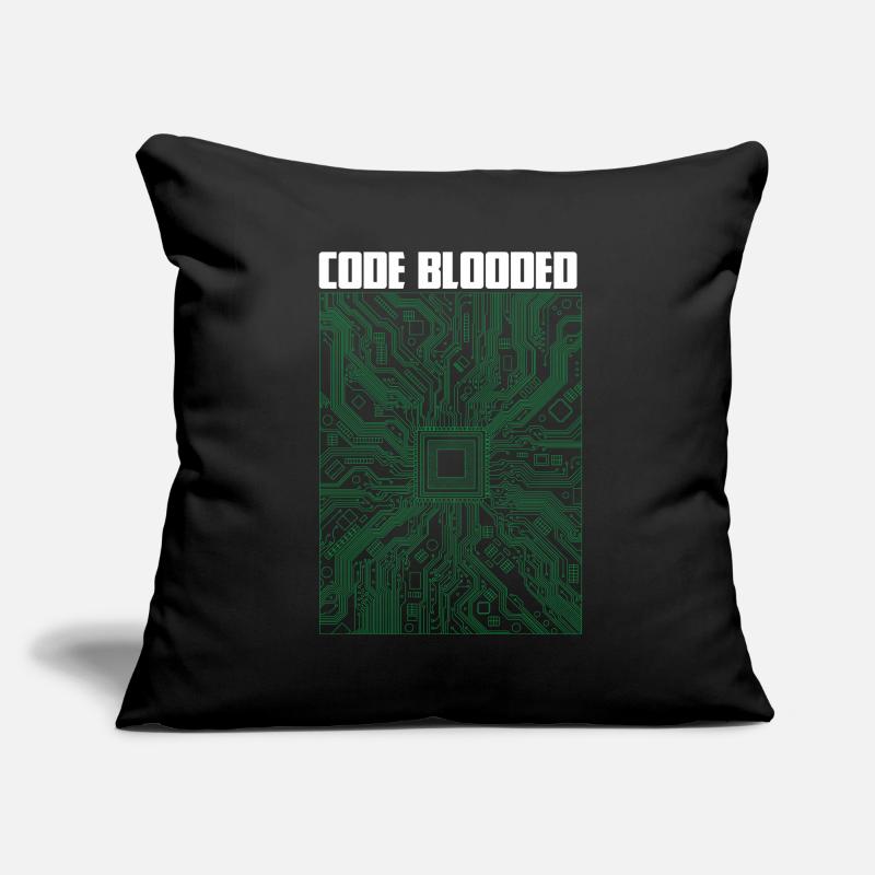 Code sanglé Housse de coussin décorative 45 x 45 cm