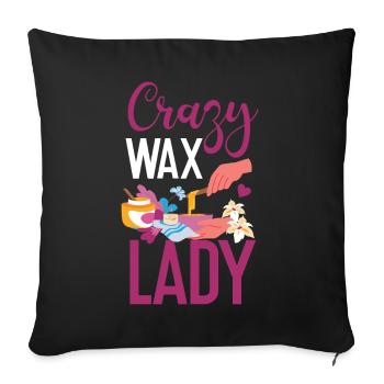 Cute Esthetician Skincare - Sofakissenbezug 45 x 45 cm - Schwarz - Vorne