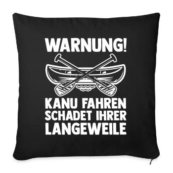 Schullehrer Lehrer - Sofakissenbezug 45 x 45 cm - Schwarz - Vorne