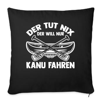 Schullehrer Lehrer - Sofakissenbezug 45 x 45 cm - Schwarz - Vorne