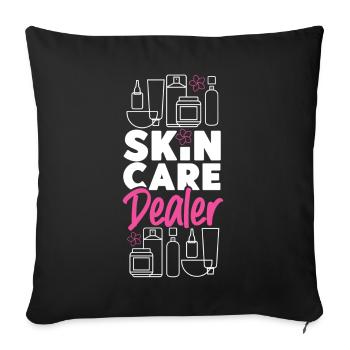 Cute Licensed Esthetician Skincare - Sofakissenbezug 45 x 45 cm - Schwarz - Vorne