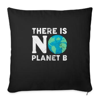 Climate Change Environment Earth Earth Gift - Sofa pillowcase 17,3'' x 17,3'' (45 x 45 cm) - black - Front