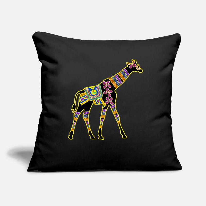 Giraffe Pattern Giraffe Sofa pillowcase 17,3'' x 17,3'' (45 x 45 cm)