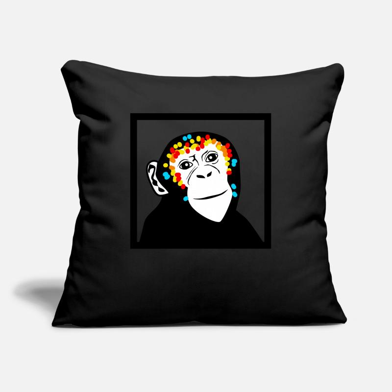 Monkey Monkey Face Monkey Sofa pillowcase 17,3'' x 17,3'' (45 x 45 cm)
