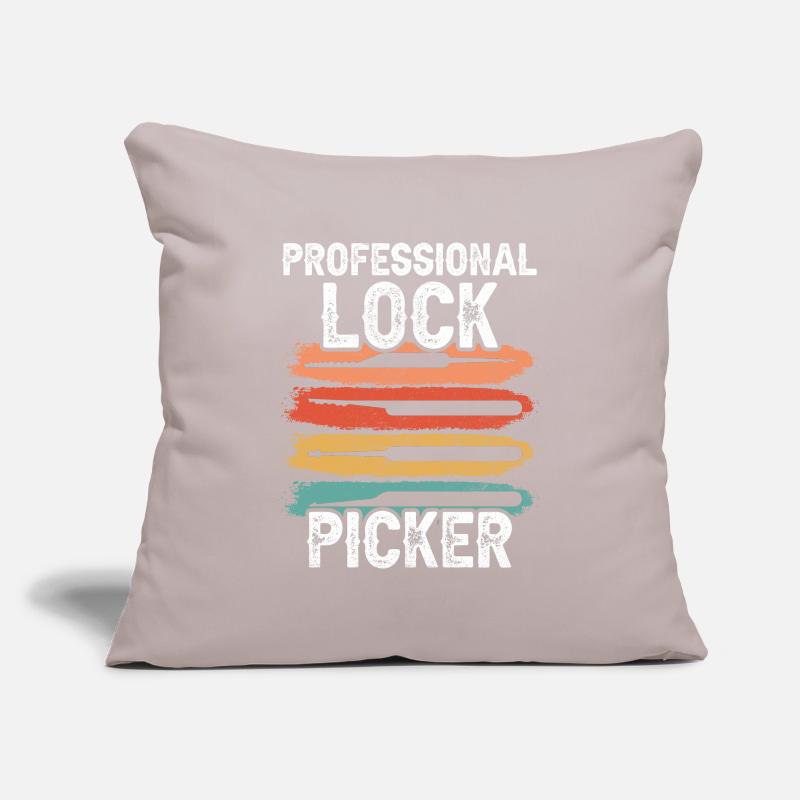Professional Lock Cracker Lock Picker Cracking Housse de coussin décorative 45 x 45 cm