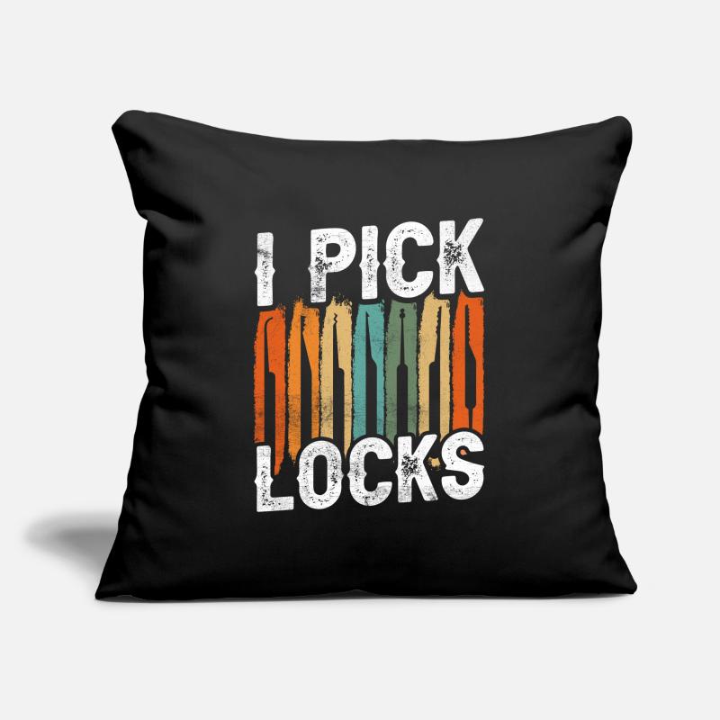 I Pick Locks Cracker Lock Lock Picking Sofa pillowcase 17,3'' x 17,3'' (45 x 45 cm)