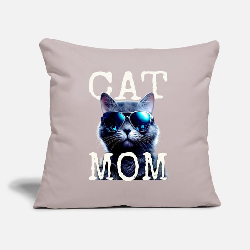 Cat Mom Katzen Mama Kater Mutter Muttertag Katze Sofakissenbezug 45 x 45 cm
