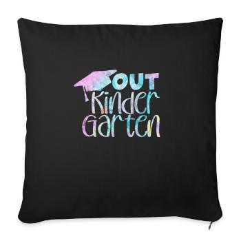 Kindergarten - Sofa pillowcase 17,3'' x 17,3'' (45 x 45 cm) - black - Front
