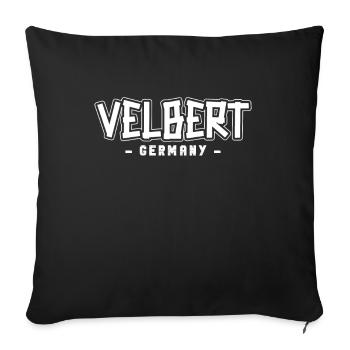 Velbert Velberterin Velberter Stadt Velbert - Sofa pillowcase 17,3'' x 17,3'' (45 x 45 cm) - black - Front
