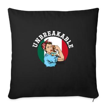 Cadeau de la nation mexicaine mexicaine - Housse de coussin décorative 45 x 45 cm - noir - Devant