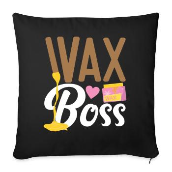 Cute Esthetician Skincare - Sofakissenbezug 45 x 45 cm - Schwarz - Vorne