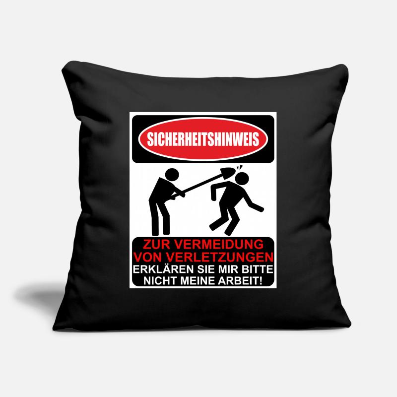 Conseils de sécurité pour éviter les blessures Housse de coussin décorative 45 x 45 cm