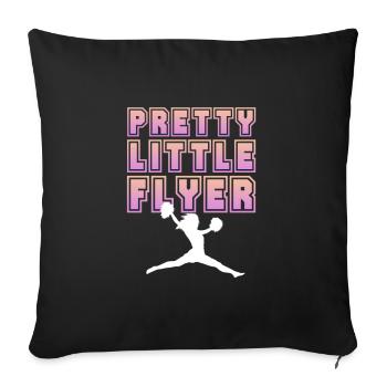 Cheerleader - Housse de coussin décorative 45 x 45 cm - noir - Devant