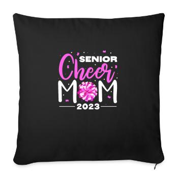 Cheerleader - Housse de coussin décorative 45 x 45 cm - noir - Devant