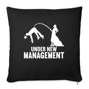 Bachelor party rumbling bachelor party - Sofa pillowcase 17,3'' x 17,3'' (45 x 45 cm) - black - Front
