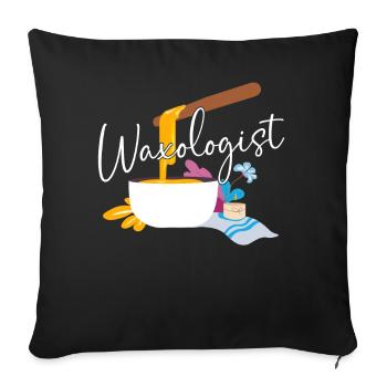 Cute Esthetician Skincare - Sofakissenbezug 45 x 45 cm - Schwarz - Vorne