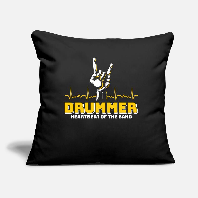 Drummers Drummers Drummers Drummers Sofa pillowcase 17,3'' x 17,3'' (45 x 45 cm)