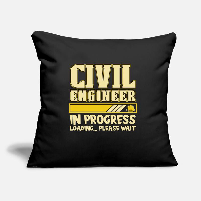 Civil Engineer In Progress Loading Engineering Sofakissenbezug 45 x 45 cm