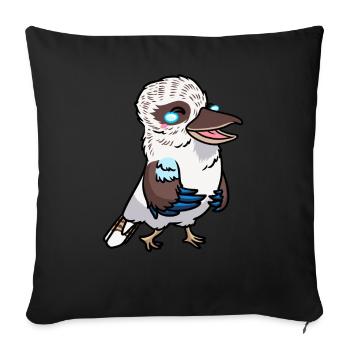 Hans Vogel Jäger lit Laughing Kawaii - Housse de coussin décorative 45 x 45 cm - noir - Devant
