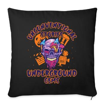 Underground Film, Independent Cinema, Horror - Sofakissenbezug 45 x 45 cm - Schwarz - Vorne