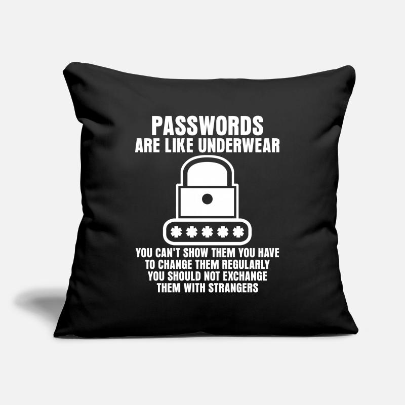 Admin Password Programmer Sofa pillowcase 17,3'' x 17,3'' (45 x 45 cm)