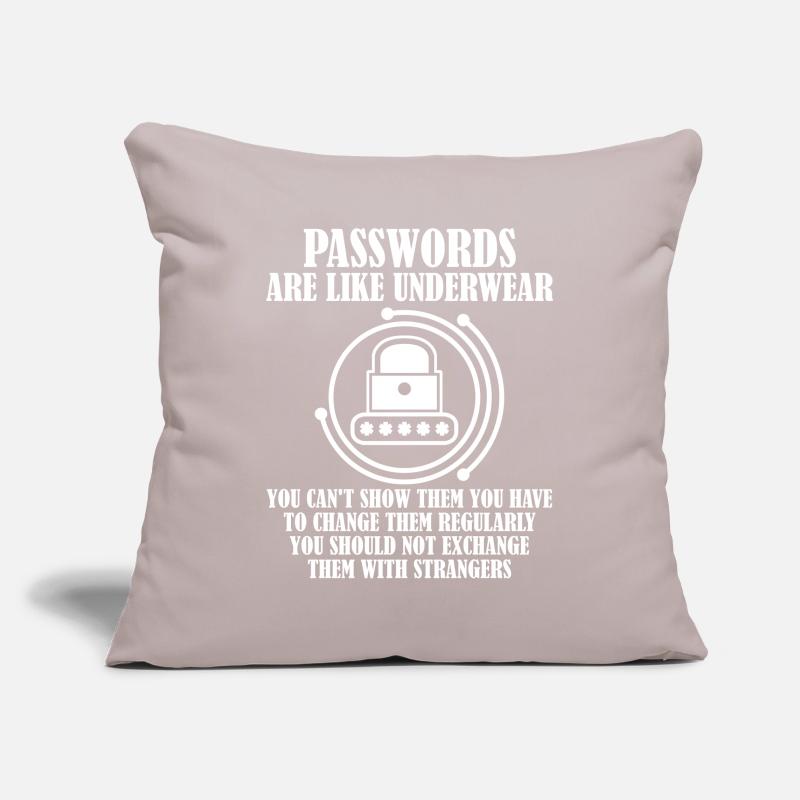 Admin Spruch Passwort Programmierer Sofakissenbezug 45 x 45 cm