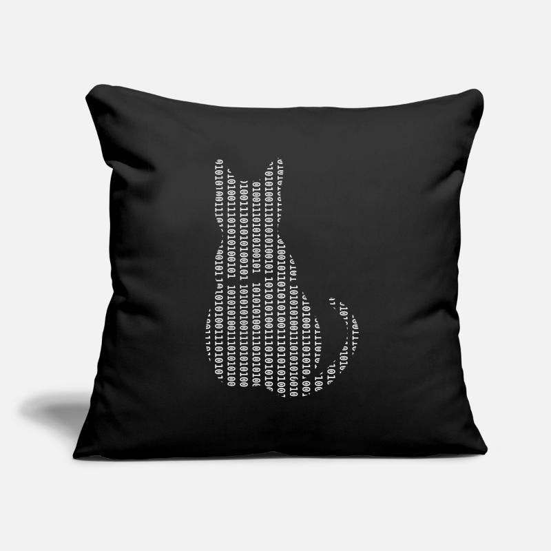 Computer Scientist Cat Admin Programmer Sofa pillowcase 17,3'' x 17,3'' (45 x 45 cm)