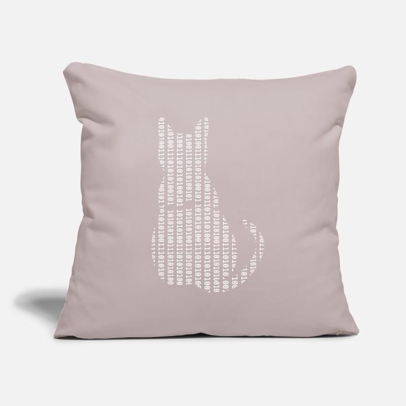 Informaticien Cat Admin Programmeur Housse de coussin décorative 45 x 45 cm
