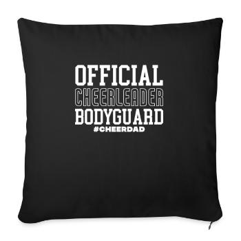 Cheerleader - Housse de coussin décorative 45 x 45 cm - noir - Devant