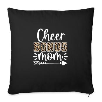 Cheerleader - Housse de coussin décorative 45 x 45 cm - noir - Devant
