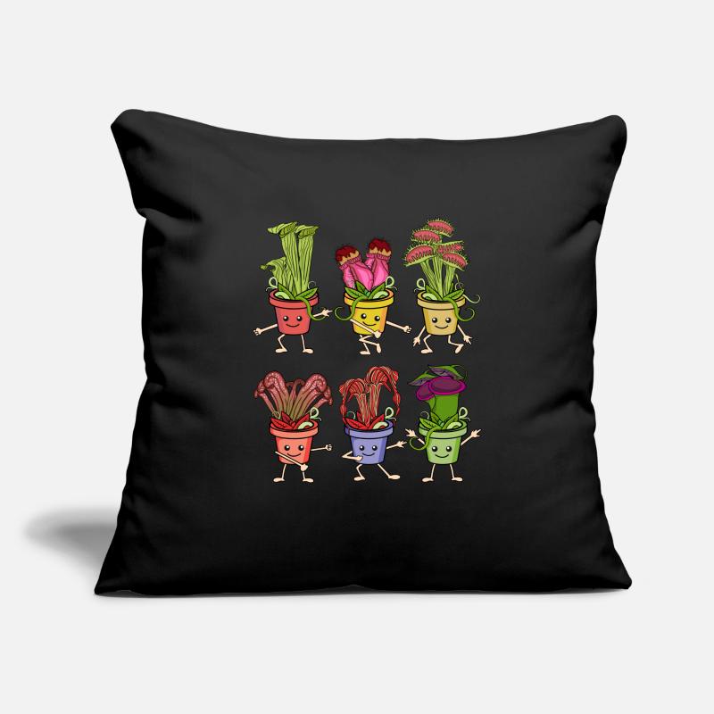 Carnivorous plants Venus flytrap Sofa pillowcase 17,3'' x 17,3'' (45 x 45 cm)