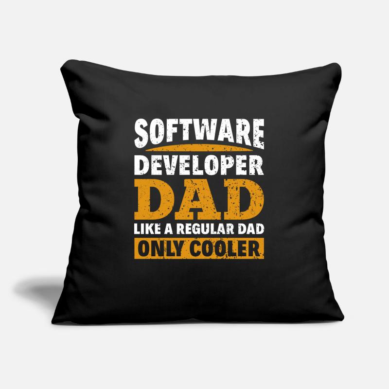 Software Developer Dad - Software Programmer Sofa pillowcase 17,3'' x 17,3'' (45 x 45 cm)