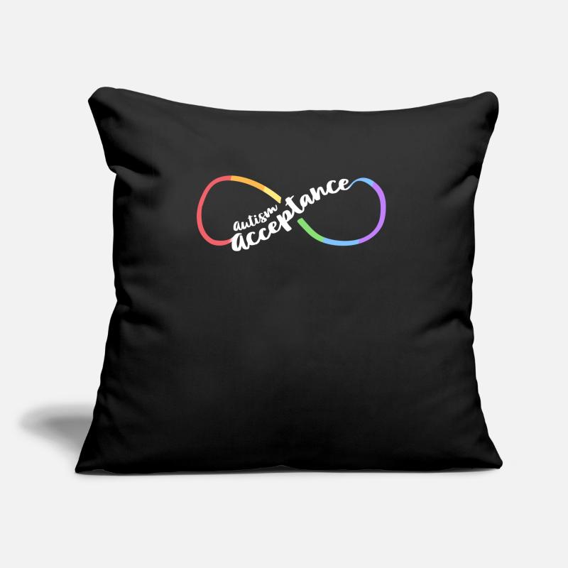 Autisme Acceptation Femmes Maman Conscience Infinity Housse de coussin décorative 45 x 45 cm