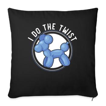 I do the Twist Balloon Twist Balloon Modelli - Sofa pillowcase 17,3'' x 17,3'' (45 x 45 cm) - black - Front