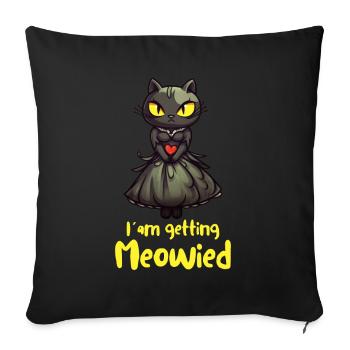 Bachelorette Party Women Bachelor Party JGA - Sofa pillowcase 17,3'' x 17,3'' (45 x 45 cm) - black - Front